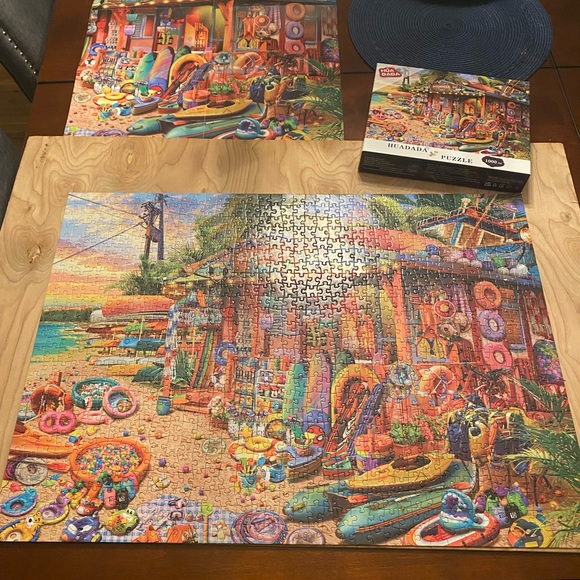 HUADADA Jigsaw Puzzle Summer time beach shop - Picture 4 of 4